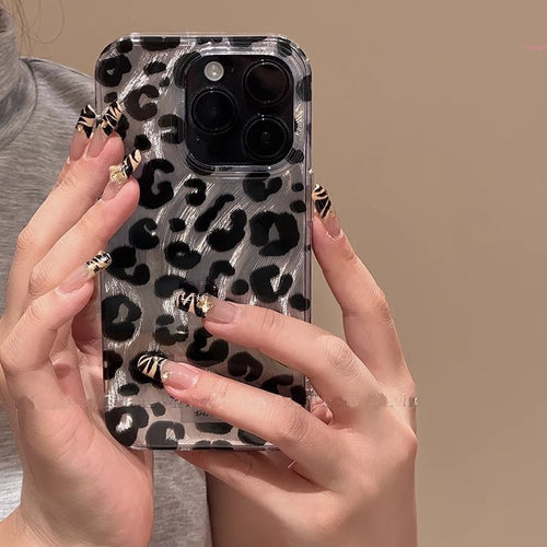 Bold Leopard Print Soft Phone Case